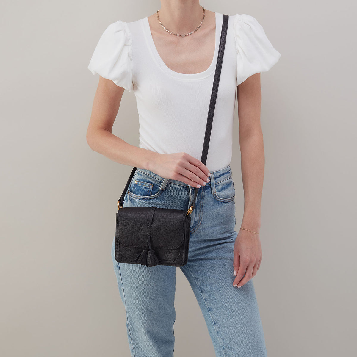 Hobo Bags "Eden" Small Crossbody-Black