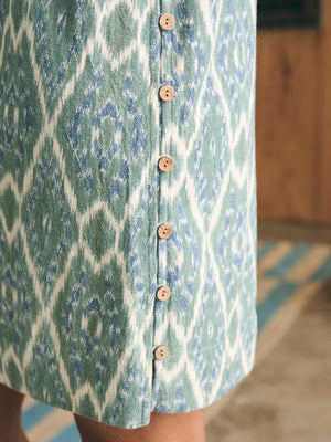 Faherty Carini Dress-Tuscan Ikat