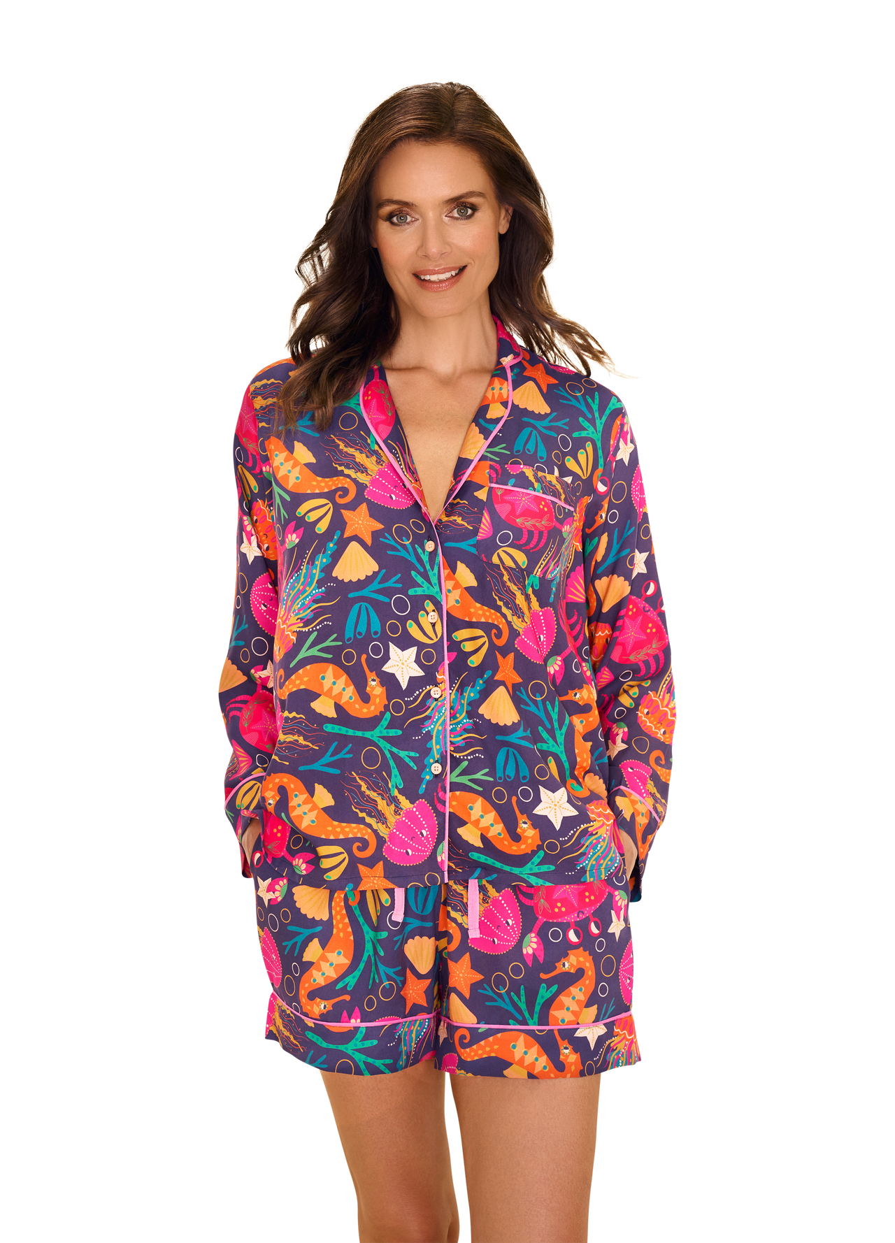 Powder Design Summer PJ's-Seashore Friends