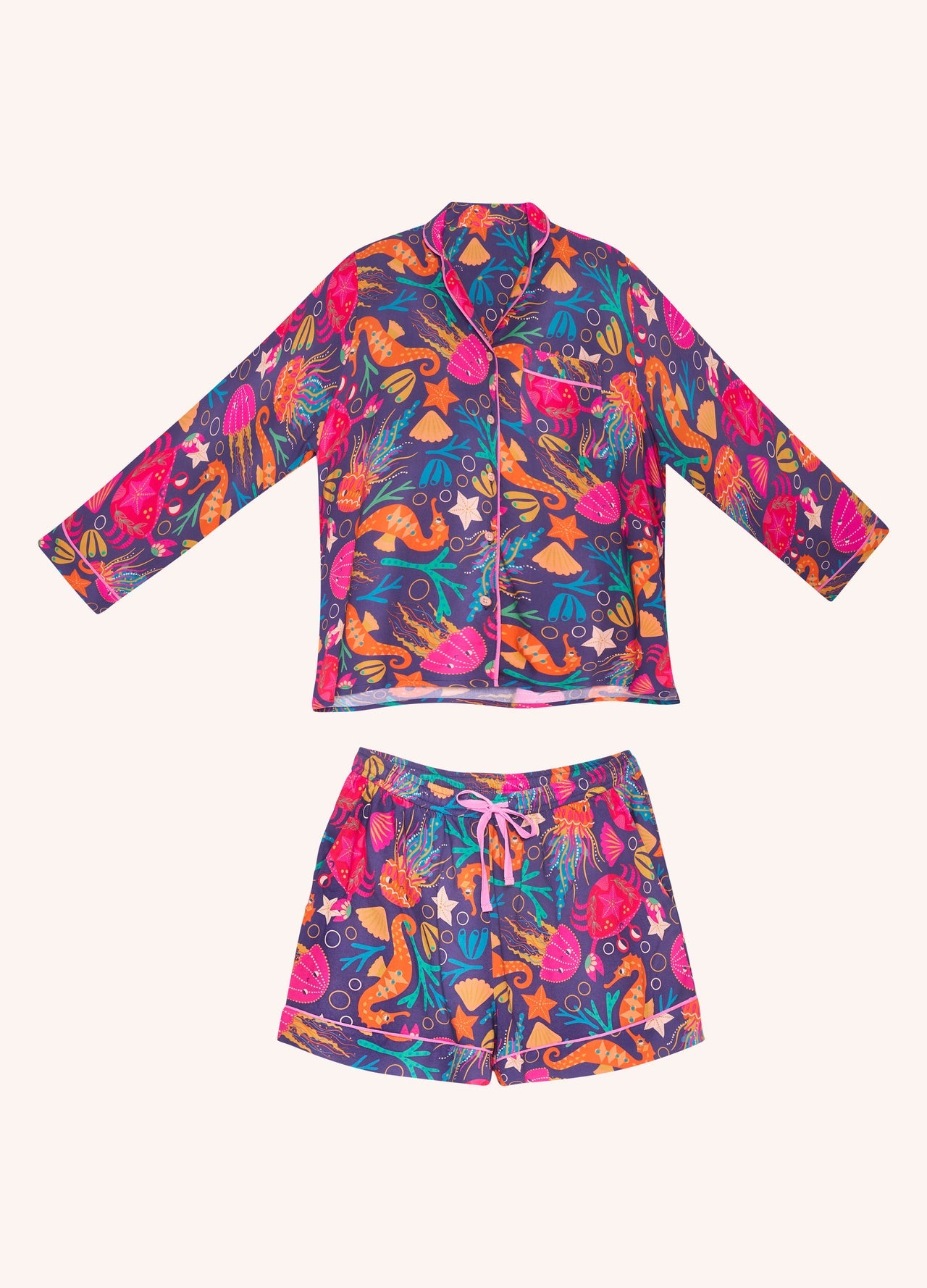 Powder Design Summer PJ's-Seashore Friends