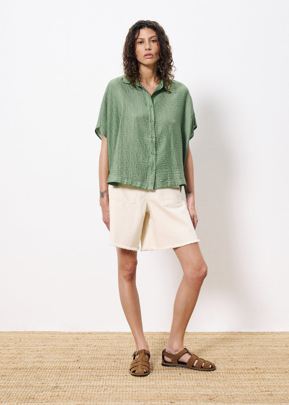 FRNCH Paris Chemisse Abiba Blouse - Vert