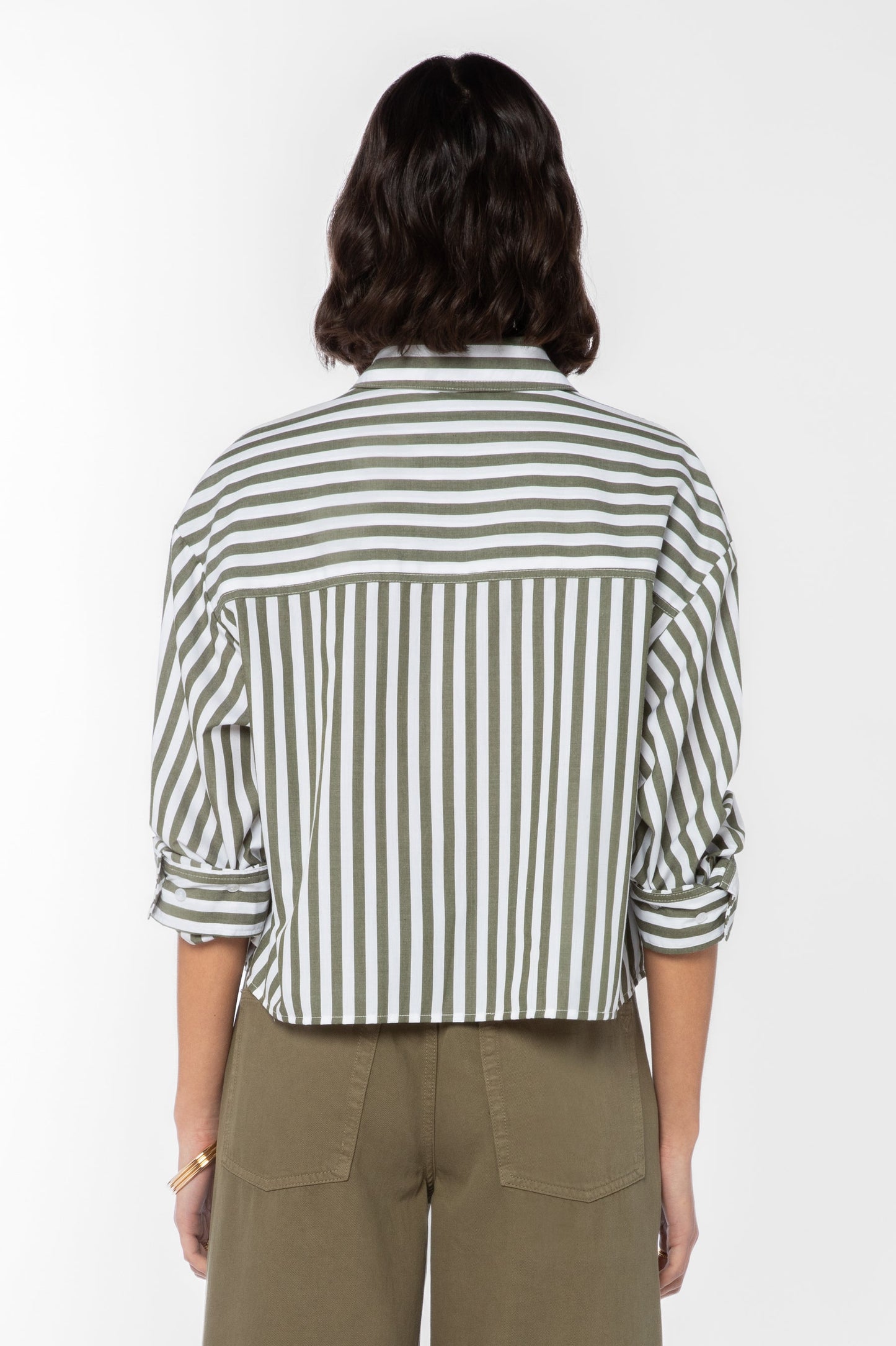 Velvet Heart "Stormi" Shirt-Burnt Olive