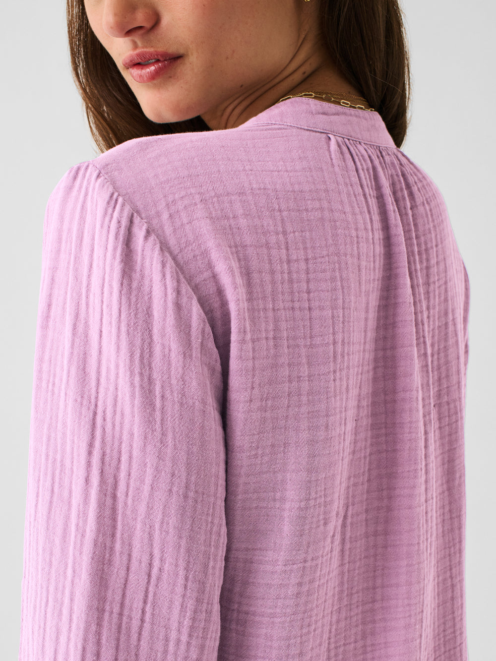 Faherty Dream Cotton Gauze Kasey Dress- Nirvana