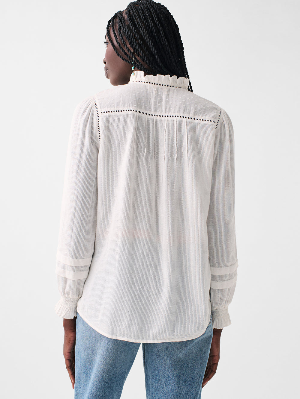 Faherty Willa Top-White