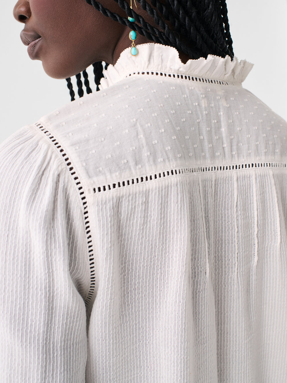 Faherty Willa Top-White