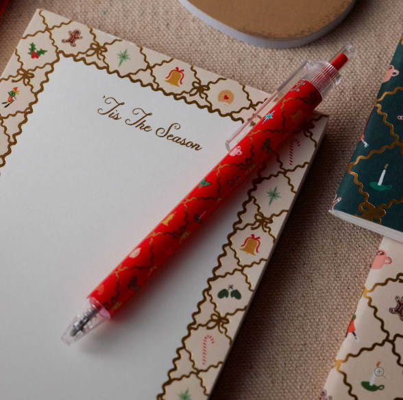 Rifle Paper Co. “Holiday Argyle” Gel Pen (Set of 2)