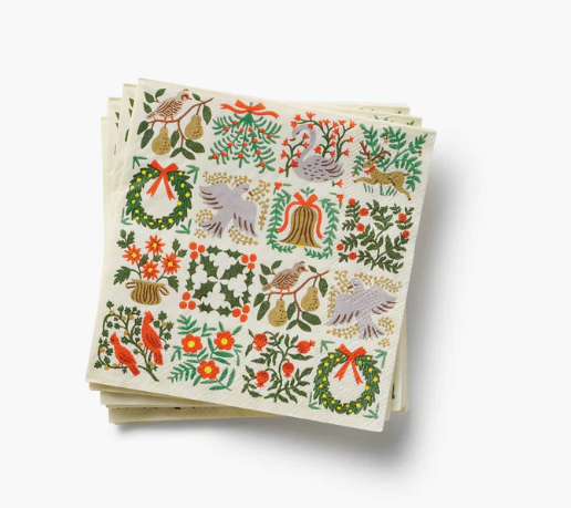 Rifle Paper Co. “Christmastide” Cocktail Napkins