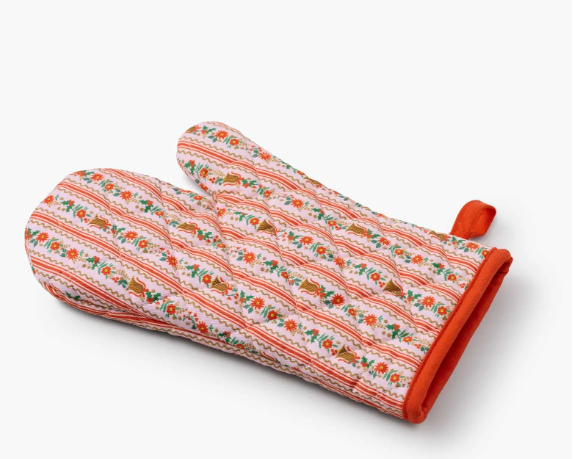 Rifle Paper Co. “Holly Jolly” Oven Mitt