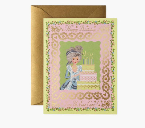Rifle Paper Co. “Let Us Eat Cake” Birthday Card