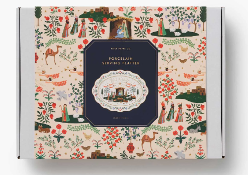 Rifle Paper Co. “Nativity” Large Porcelain Serving Platter