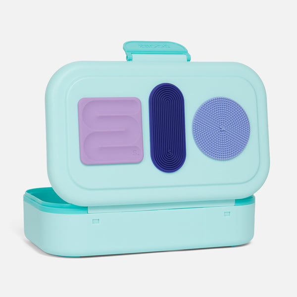 Speks Slabs Silicone Sensory Stickers Pack of 3 - Blue