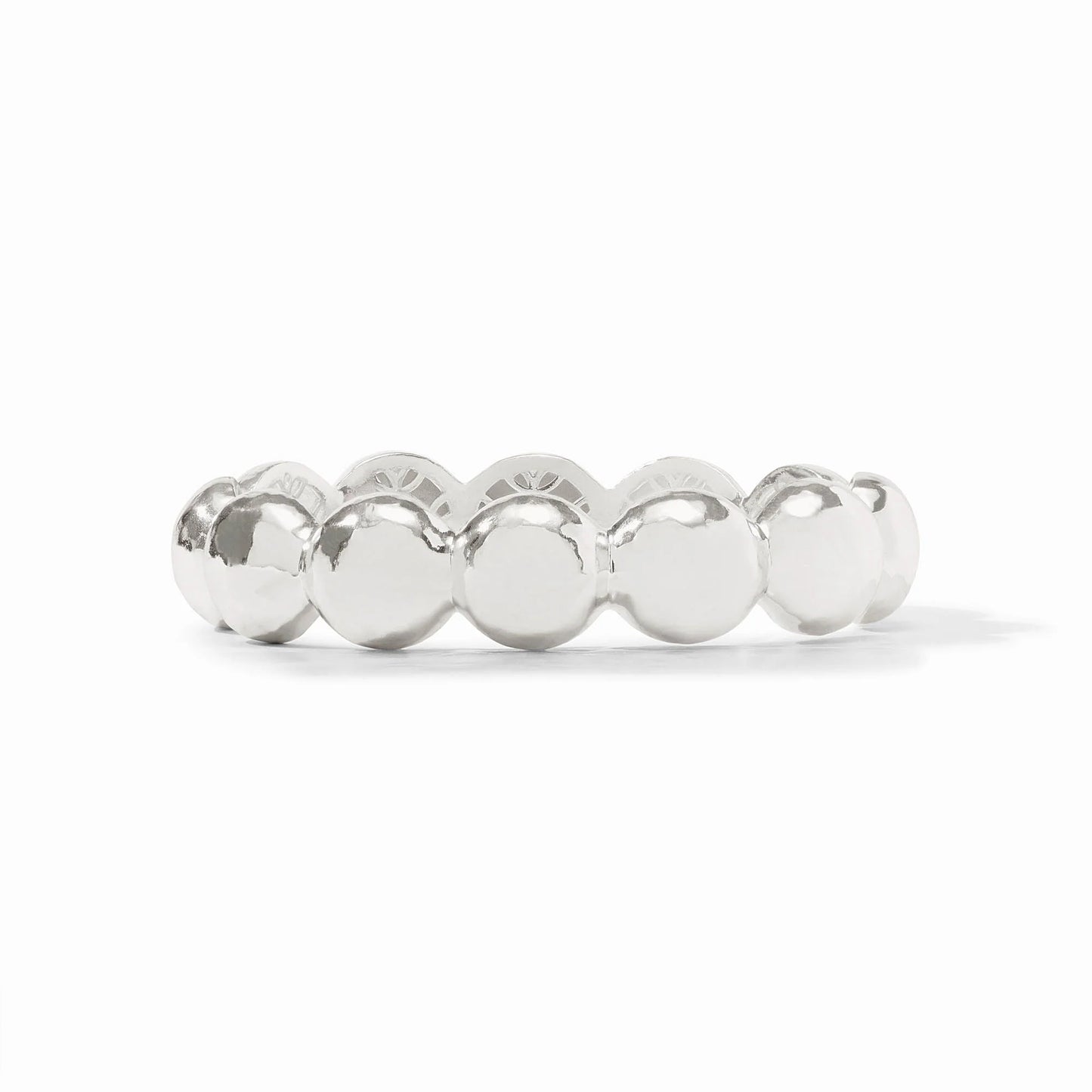 Julie Vos "Solara Nova Hinge Bangle"- Silver