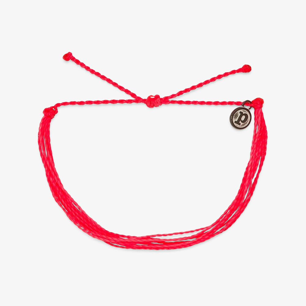 Puravida Original Solid Bracelet- Neon Pink