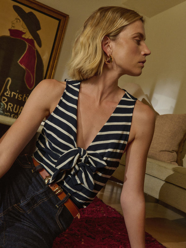 Nation LTD "Terri" Tank-Playa Stripe