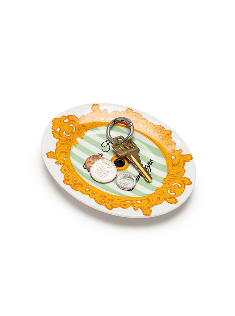 Living Royal Trinket Tray- Push for Champagne