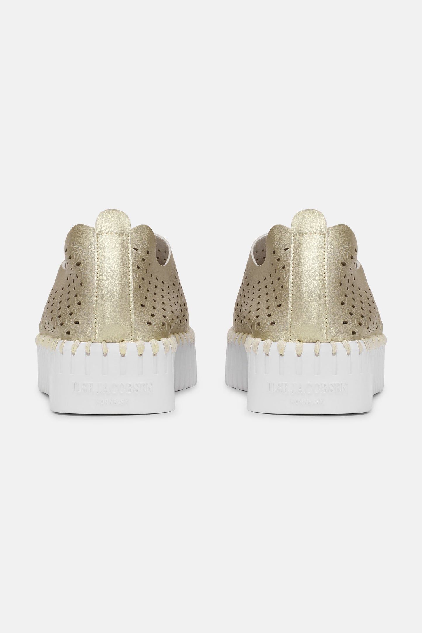Ilse Jacobsen Tulip Flats Metallic Platform - Platin