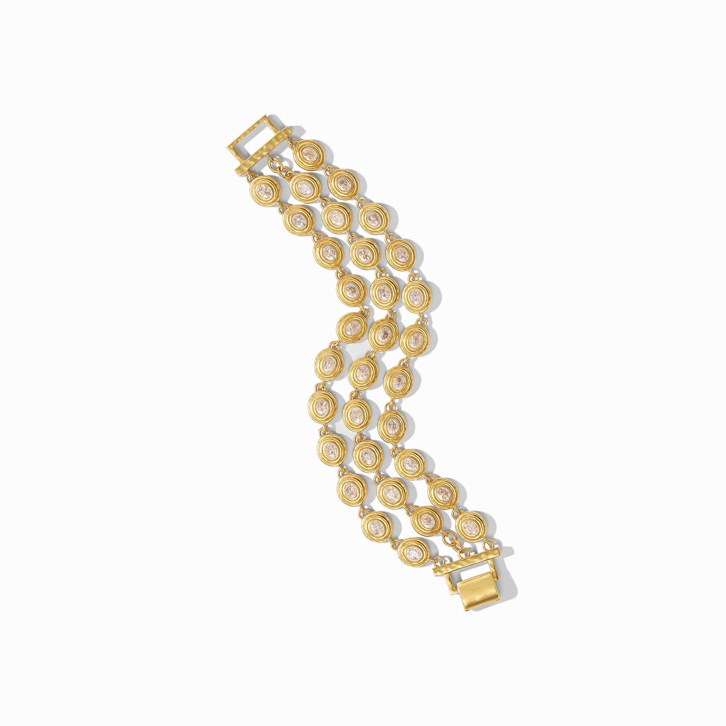 Julie Vos "Tudor" Triple Row Tennis Bracelet-Cubic Zirconia