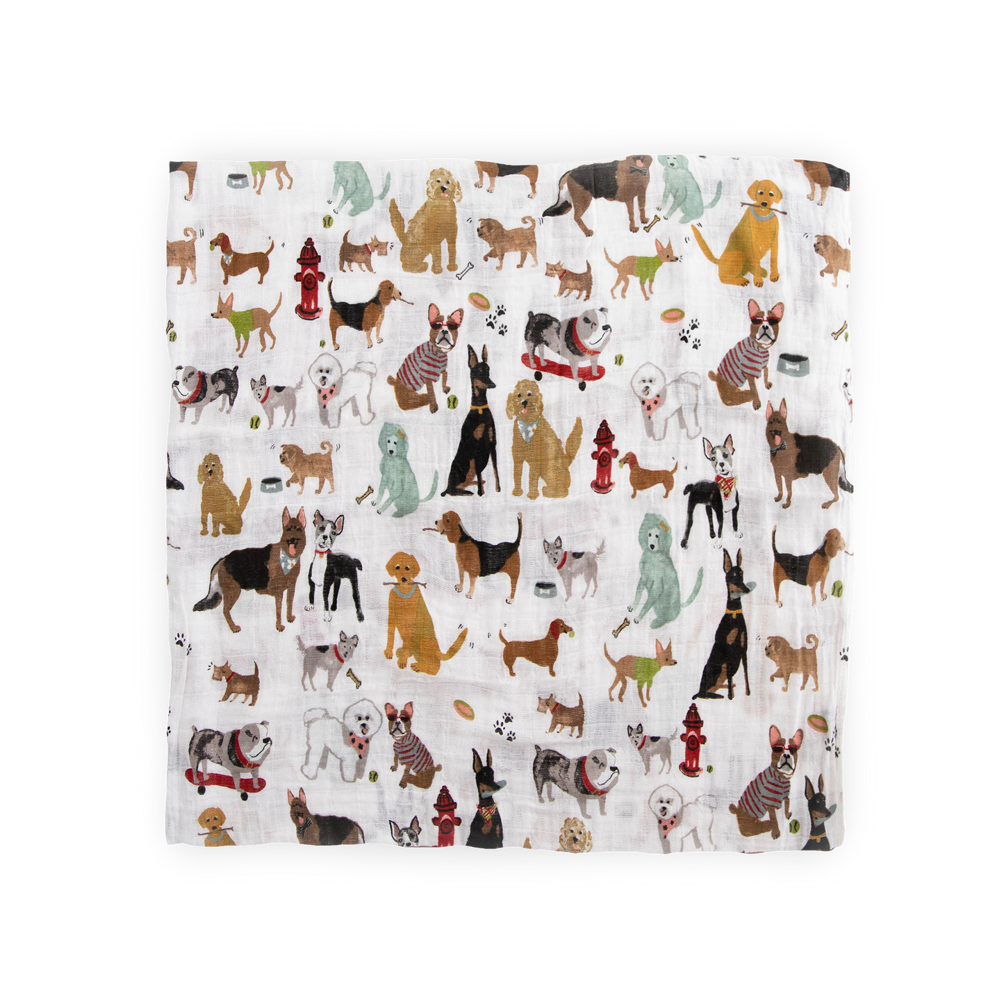 Little Unicorn Cotton Muslin Swaddle Blanket - Woof