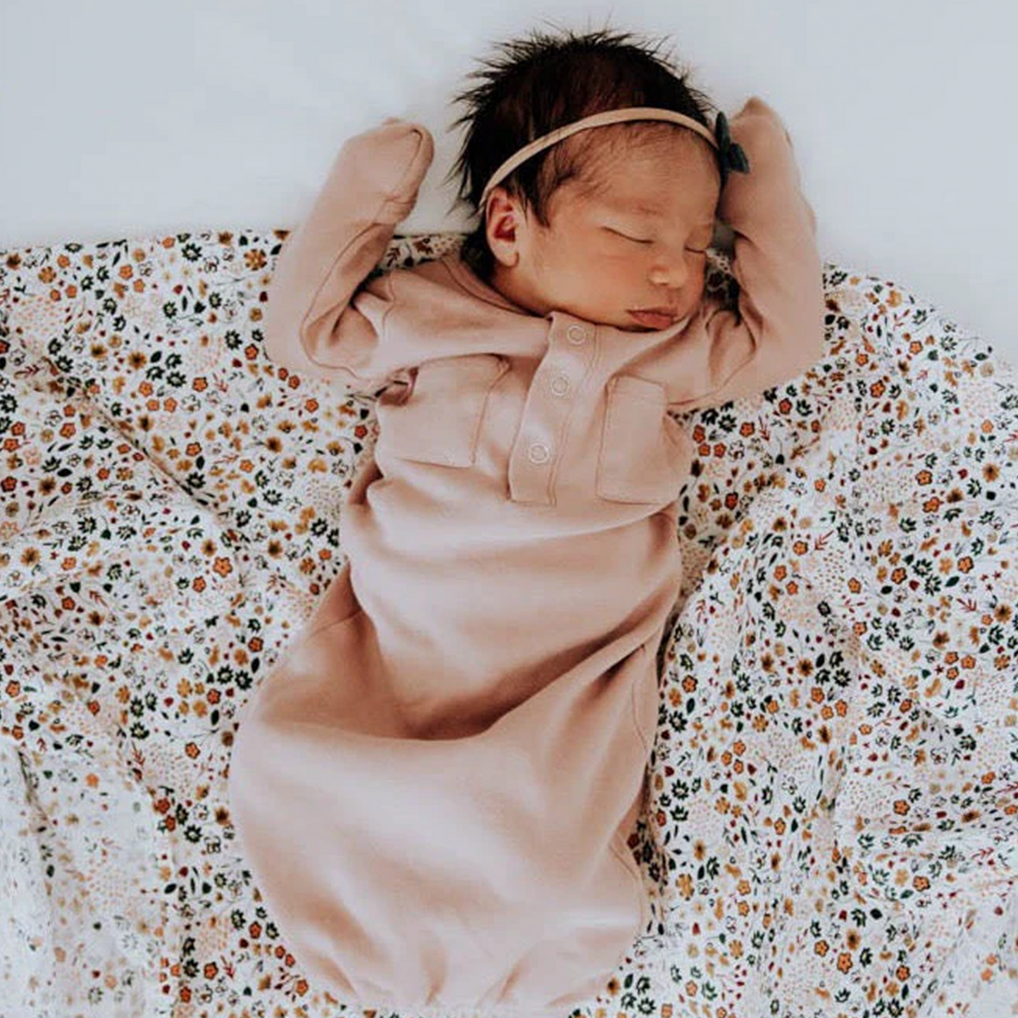Little Unicorn Cotton Muslin Swaddle Blanket - Pressed Petals