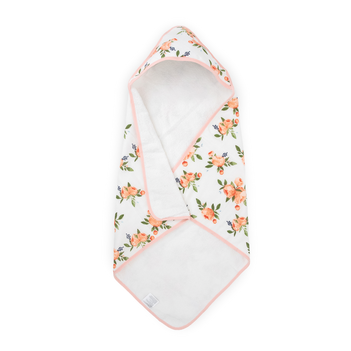 Little Unicorn Infant Hooded Towel - Watercolor Roses