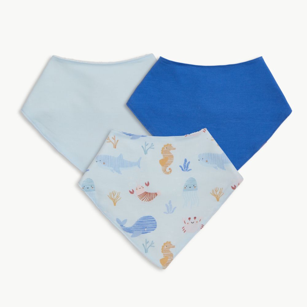 Magnetic Me “Deep Sea Jubilee” Bandana Bib 3 Pack