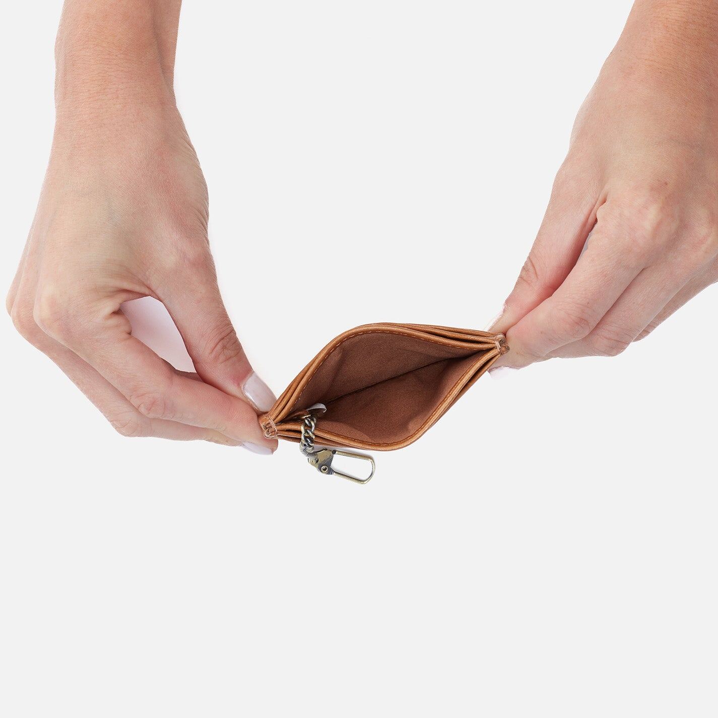 Hobo Bags “Max” Card Case-Truffle