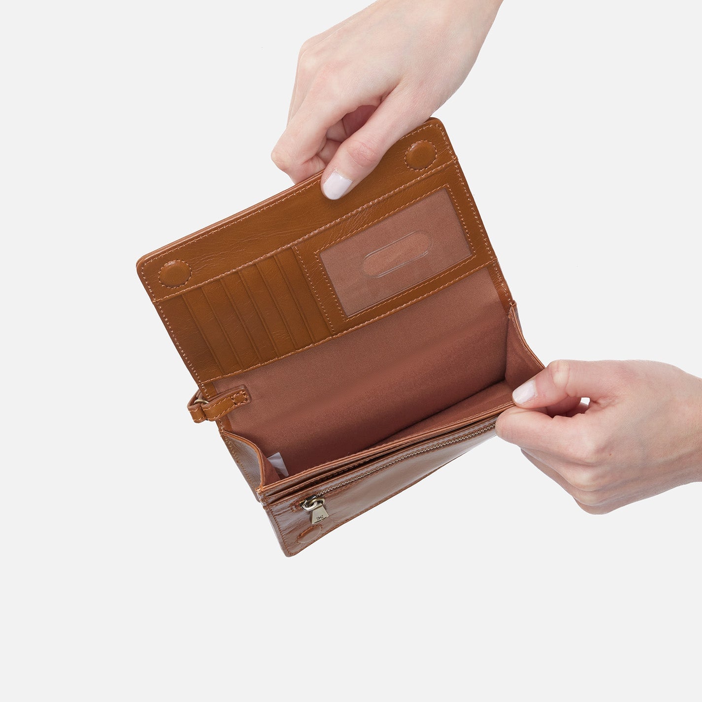 Hobo Bags “Jill” Wristlet-Truffle