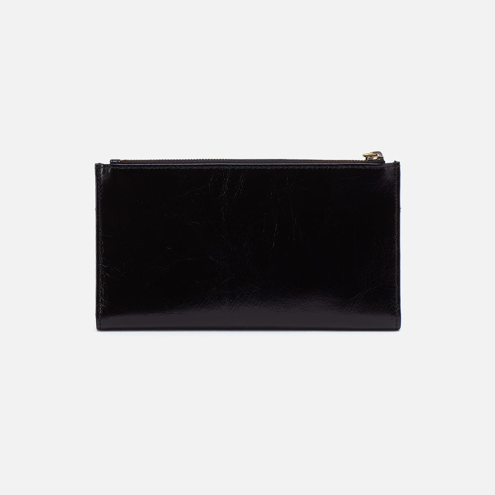 Hobo Bags "Jill" Large Bifold Wallet-Black