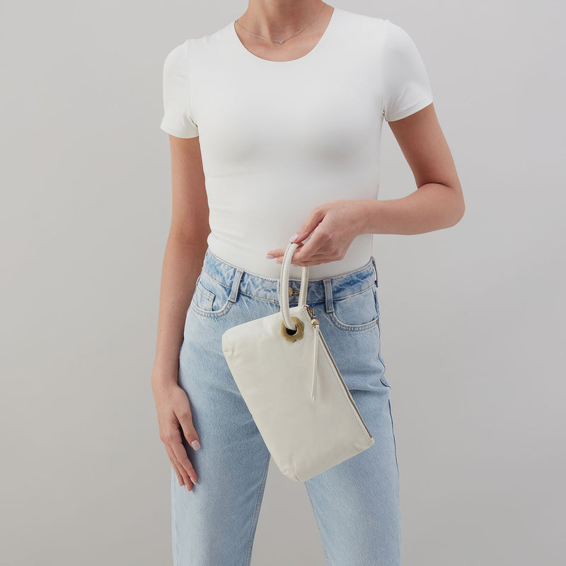 Hobo Bags "Daisy Daze" Large Wristlet-Lily