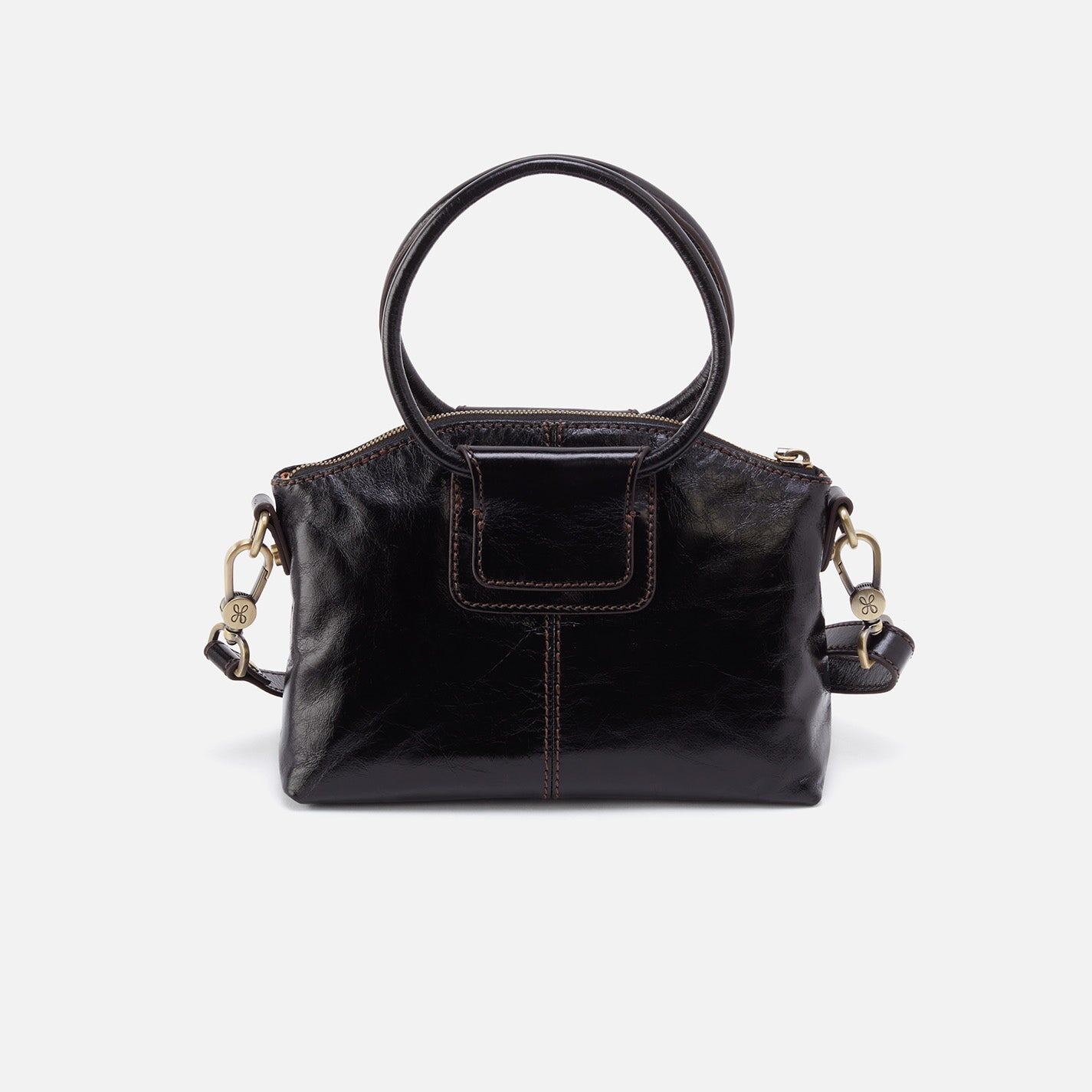 Hobo Bags “Sheila” Top Zip Crossbody-Black