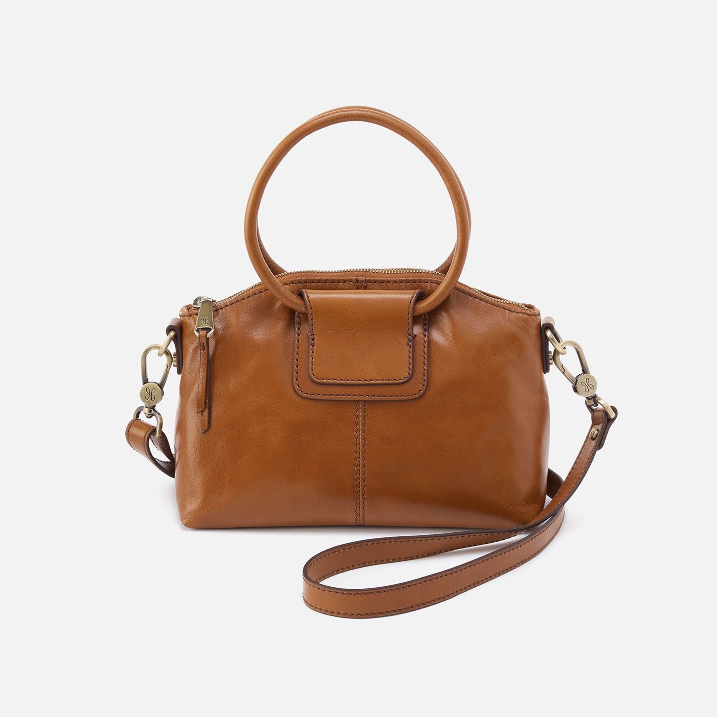 Hobo Bags “Sheila” Top Zip Crossbody-Truffle