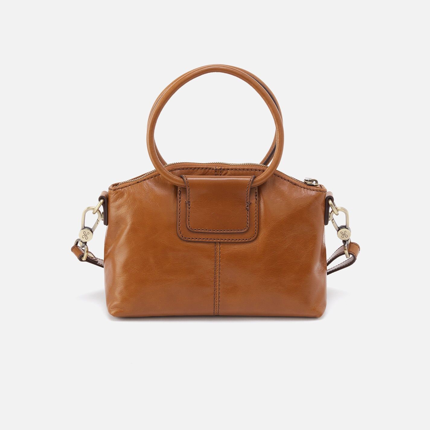 Hobo Bags “Sheila” Top Zip Crossbody-Truffle