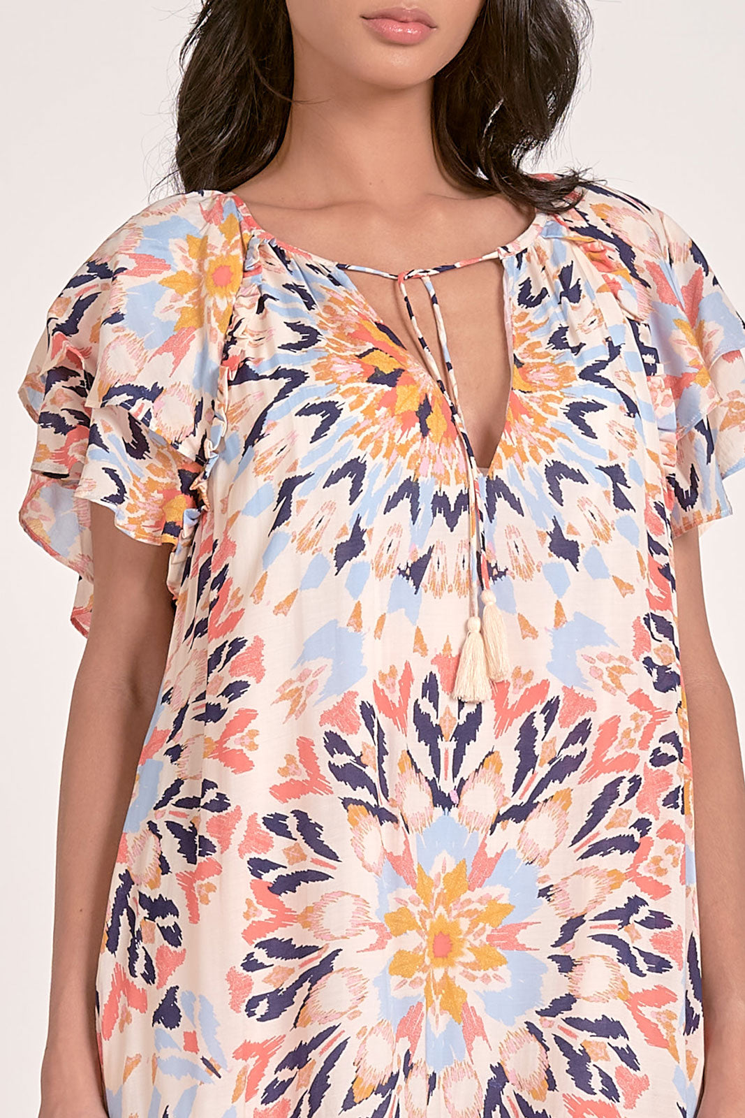 Elan “Mandie” Dress - Multi Kaleidescope