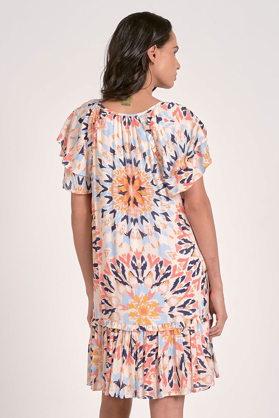 Elan “Mandie” Dress - Multi Kaleidescope