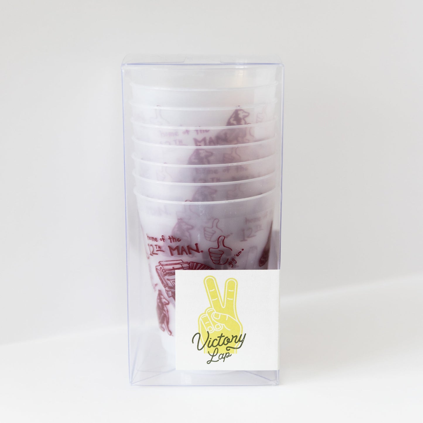 Victory Lap Shatterproof Cups- Set of 8- Texas A&M