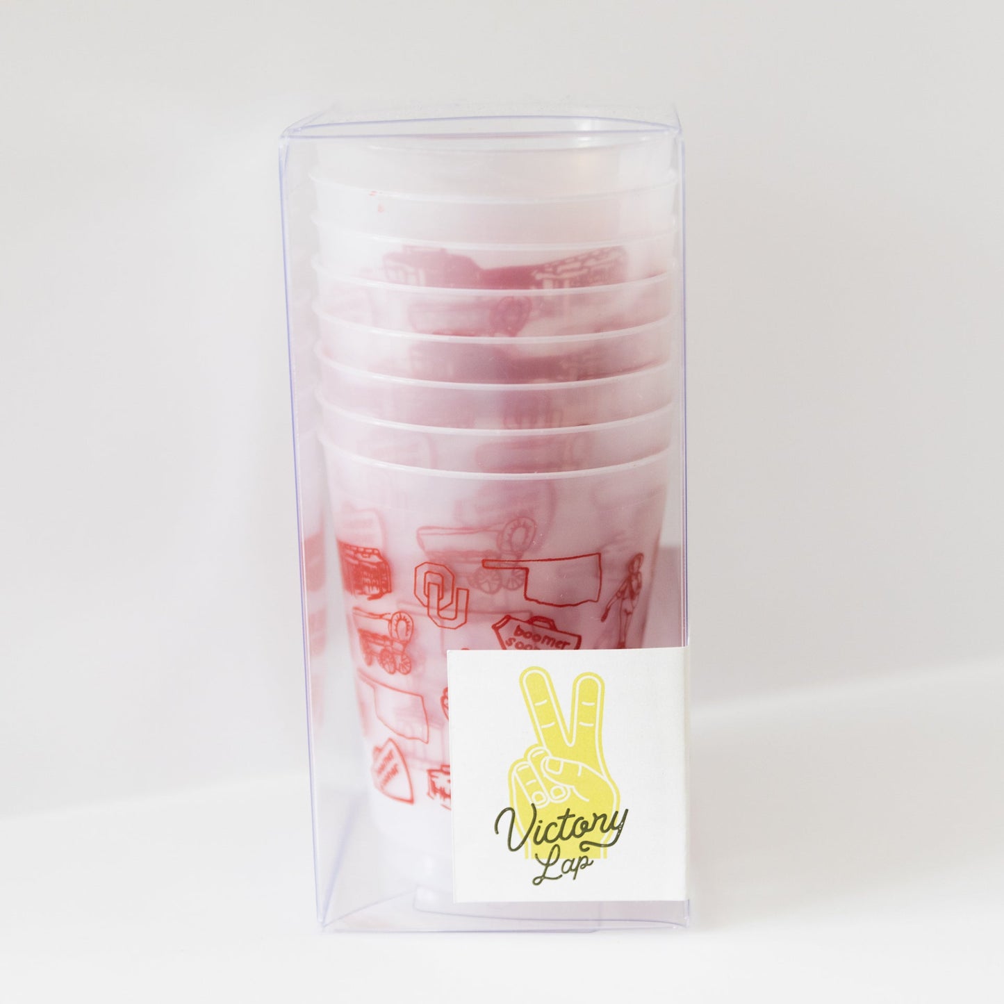 Victory Lap Shatterproof Cups- Set of 8- OU
