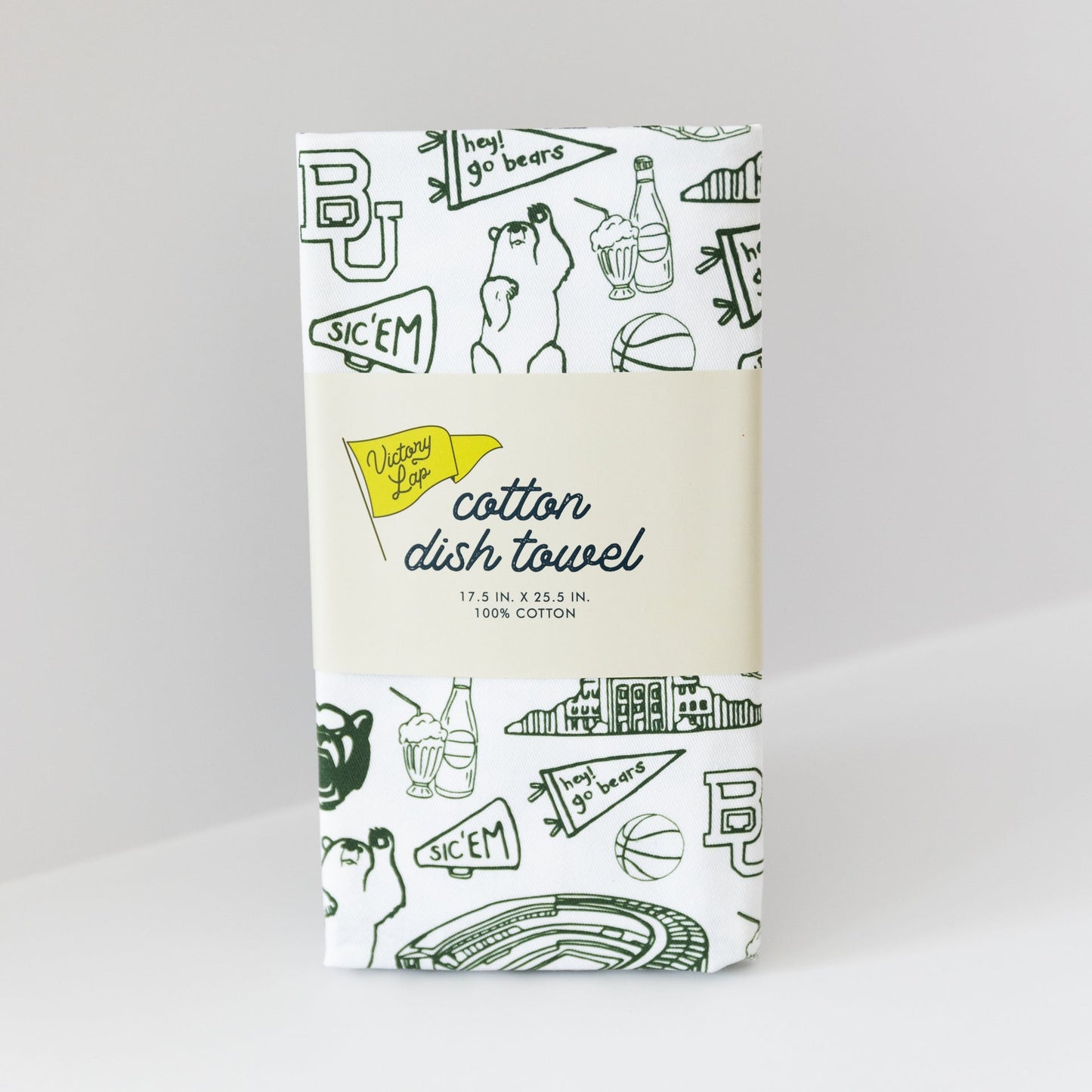 Victory Lap Kitchen Towel-Baylor