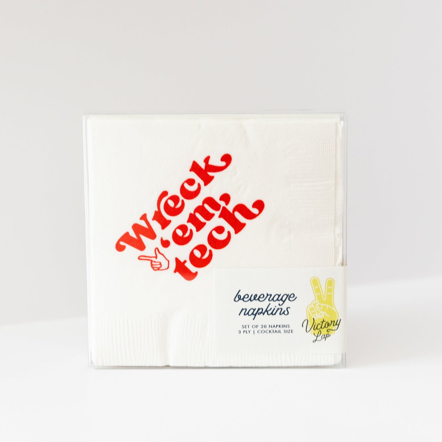 Victory Lap Cocktail Napkin - Wreck ‘Em Tech