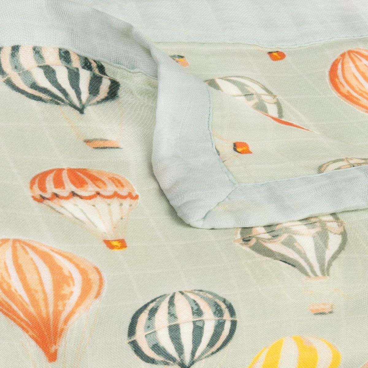 Milkbarn Kids “Vintage Balloons” Big Lovey Three-Layer Muslin Blanket