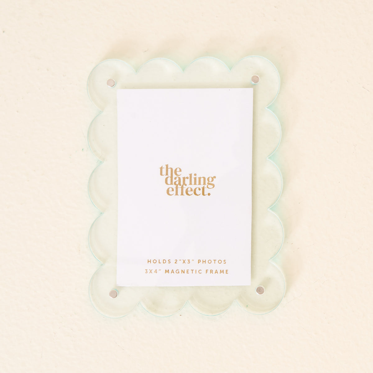 The Darling Effect Mini Acrylic Picture Frame Magnet-Pale Blue