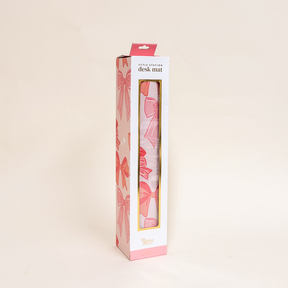 The Darling Effect Style Station Desk Mat-Blushing Bows