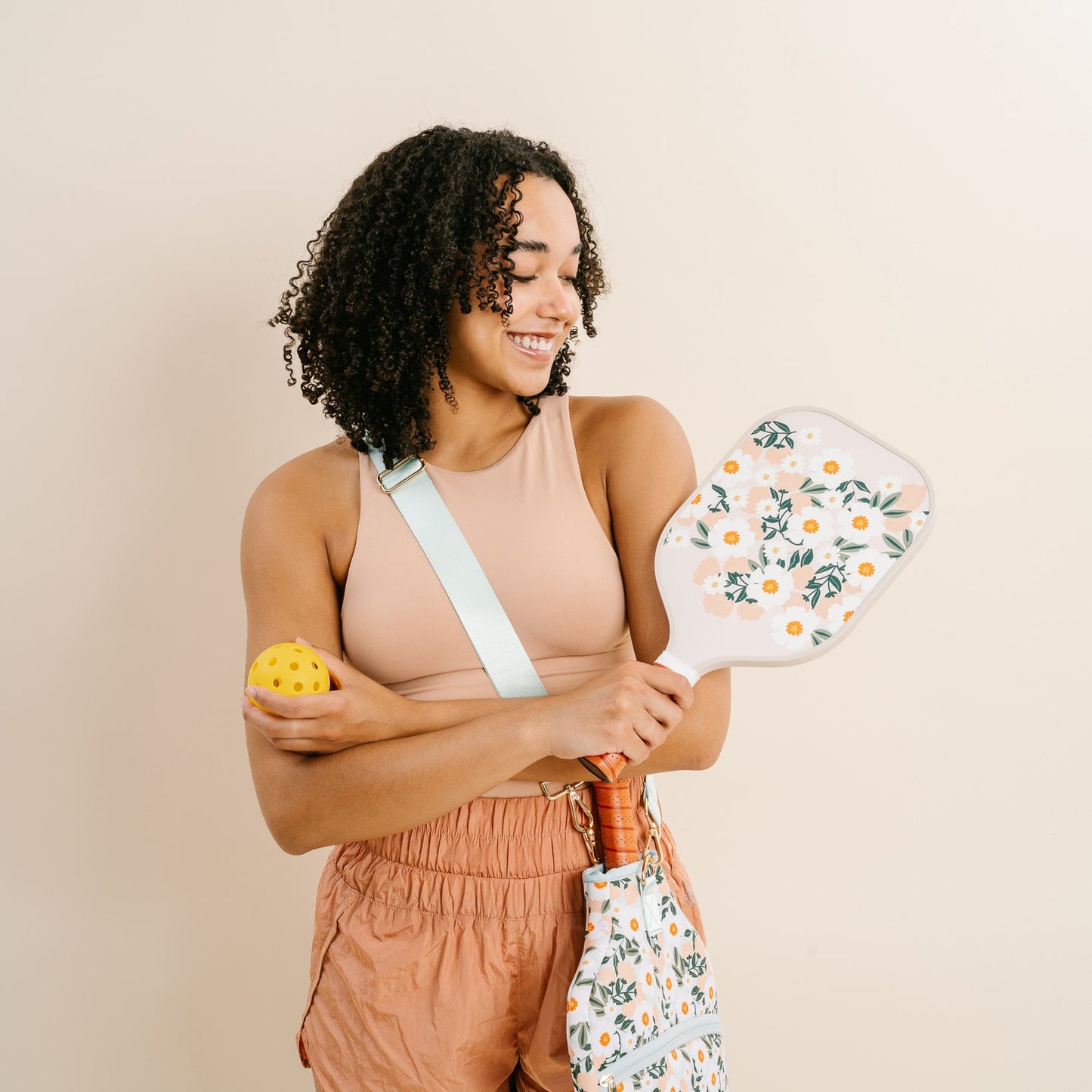 The Darling Effect Pickleball Paddle- Flower Talk Pink