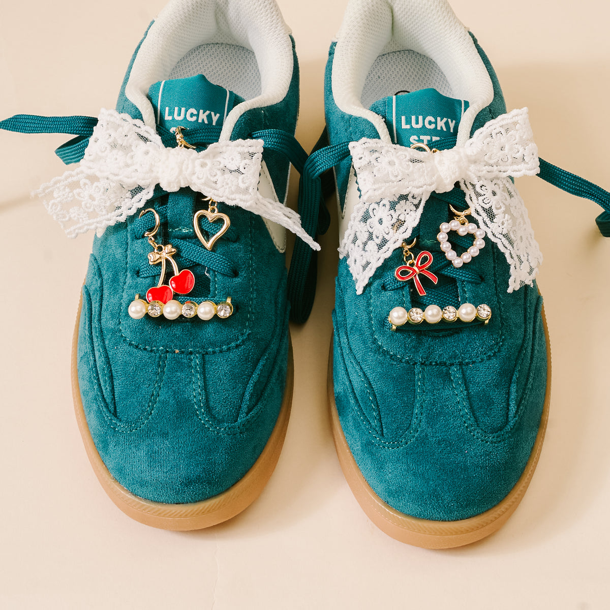The Darling Effect Dazzle Shoe Charm Pack-Cherry Twist