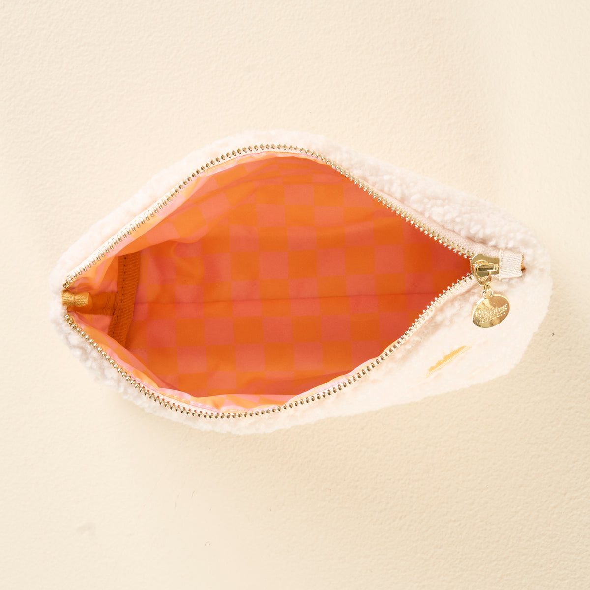 The Darling Effect "Sunshine" Teddy Pouch-Ivory