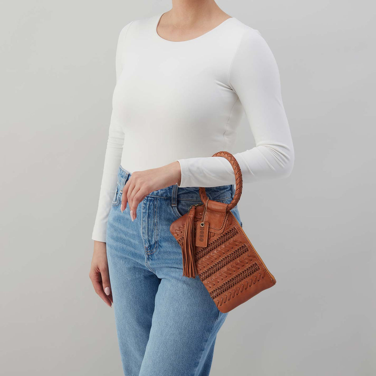 Hobo Bags "Sable" Wristlet- Harvest Wheat