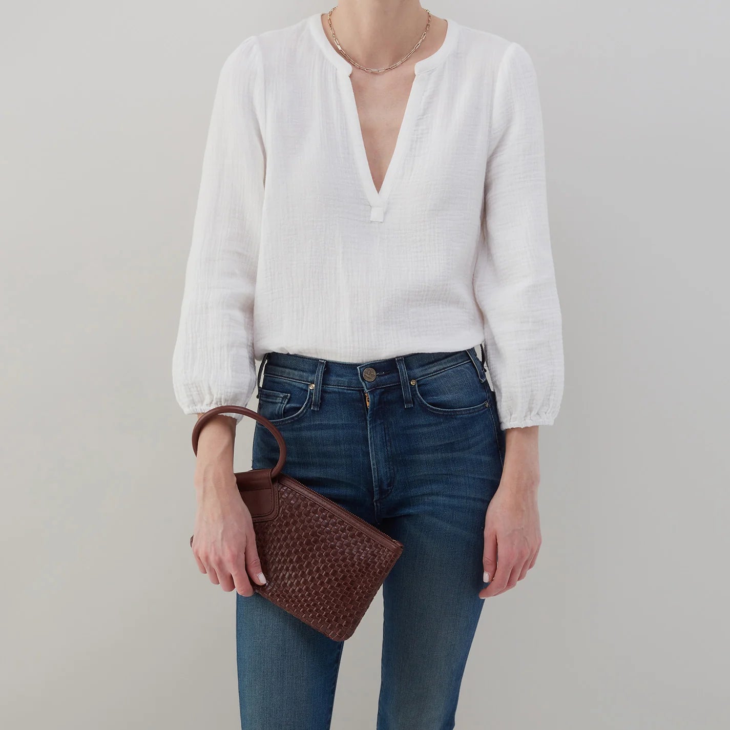 Hobo Bags “Sable” Wristlet-Pecan