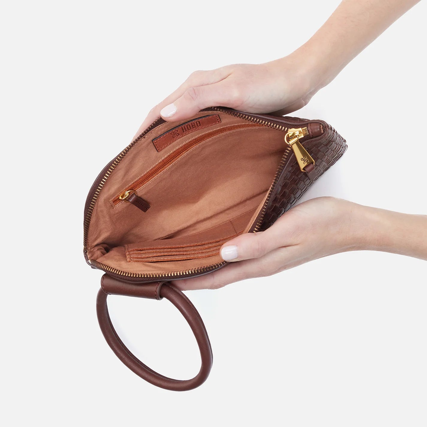 Hobo Bags “Sable” Wristlet-Pecan