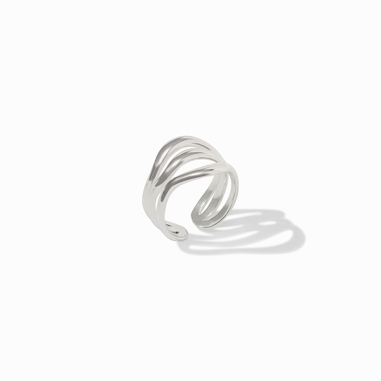 Julie Vos “Wave” Ring - Silver (one size)