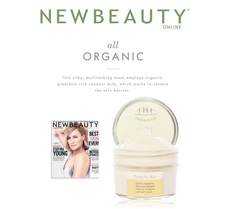 Farmhouse Fresh Will Dew® Organic Probiotic Milk Balancing Mask