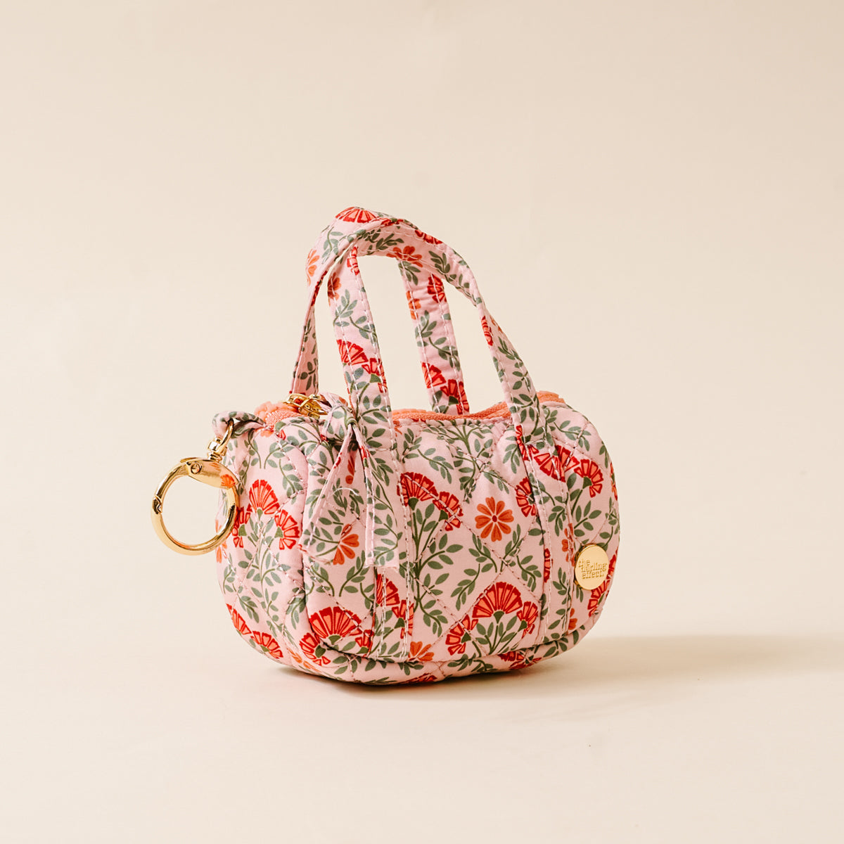 The Darling Effect Itty Bitty Duffle Bag Charm-Everbloom Dusty Rose